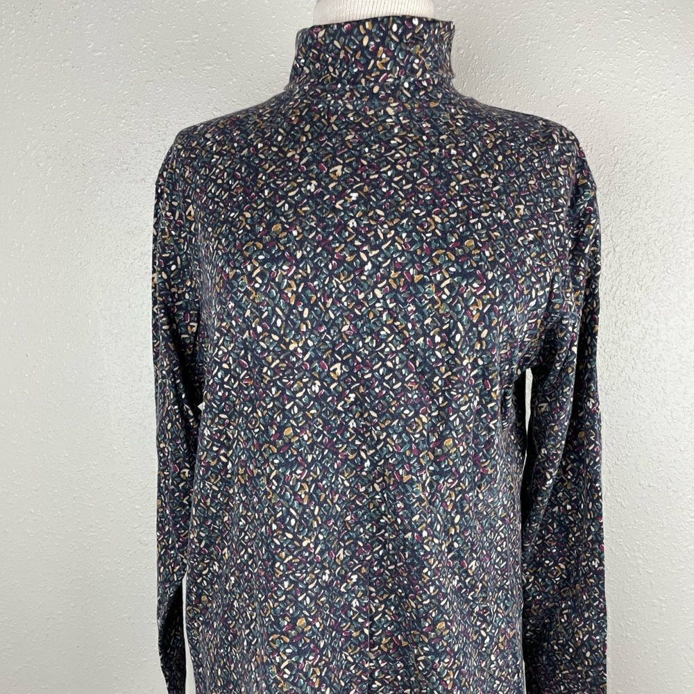 Pre-Owned Laura Leigh Ltd Sport Womens Colorful Turtleneck Size L